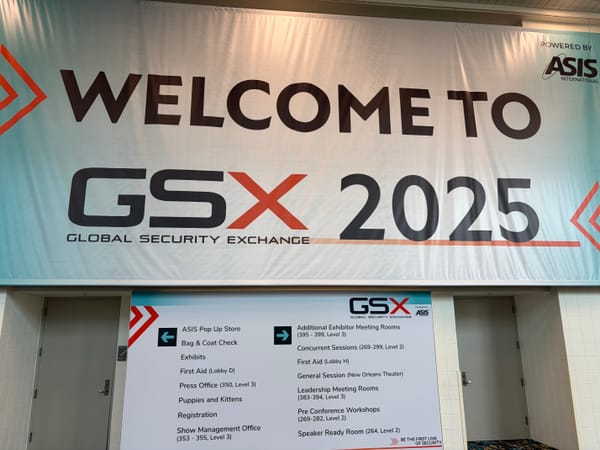 Day 1 GSX (Global Security Exchange)